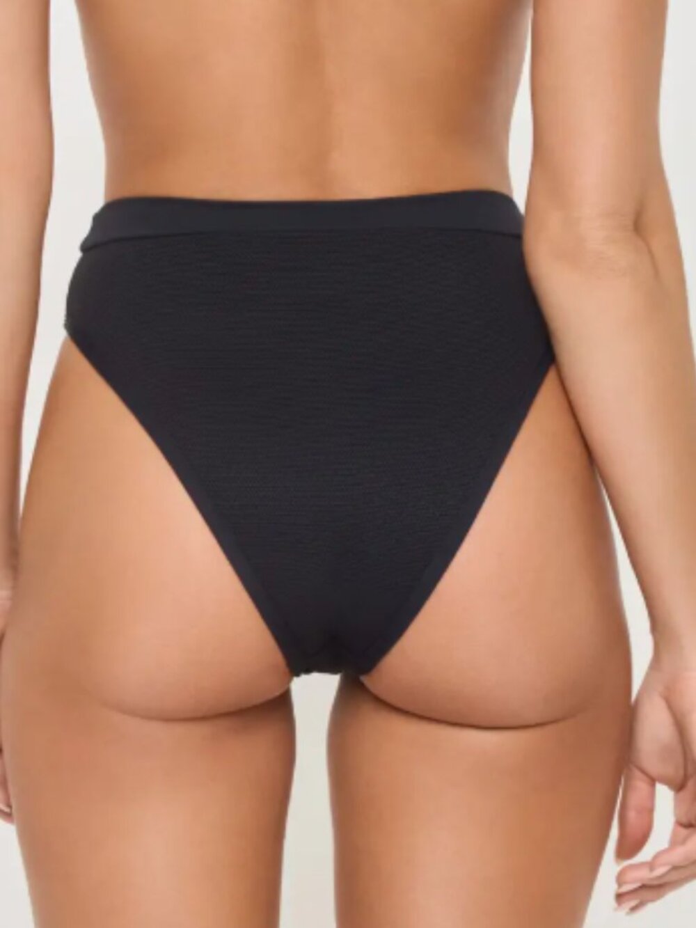 NWT L*Space French Bikini Bottom Bitsy Coverage Black - L